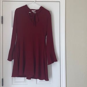 Red / burgundy dress from boutique